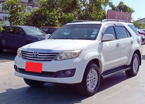2012 TOYOTA SUV V FORTUNER 2.7 2WD AT White