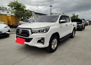 2018 TOYOTA HILUX REVO E DOUBLE CAB 2.4 2WD AT White