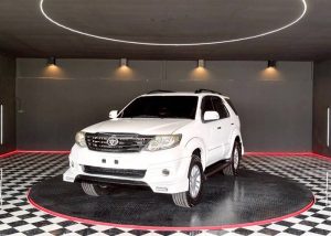 2012 TOYOTA SUV V FORTUNER 2.7 2WD AT White