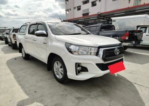 2019 TOYOTA HILUX REVO J DOUBLE CAB 2.4 2WD AT White