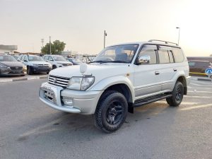 2000 TOYOTA LAND CRUISER PRADO SUV 3.0 4WD AT White