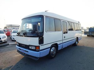 1988 TOYOTA COASTER MINI BUS 4.0 2WD AT White