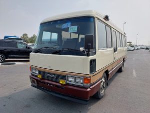 1988 TOYOTA COASTER BUS 4.0 2WD MT Brown