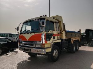 1996 MITSUBISHI SUPER GREAT DUMPER 17.7 2WD AT White