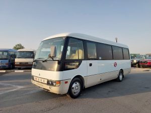2006 MITSUBISHI ROSA MINI BUS 4.9 2WD AT White