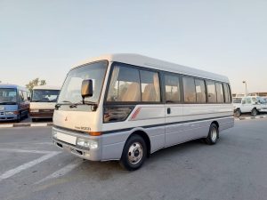 1995 MITSUBISHI ROSA MINI BUS 3.9 2WD AT White