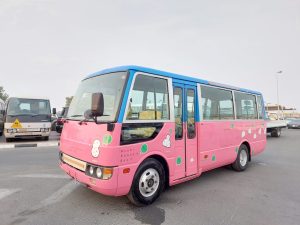 2003 MITSUBISHI ROSA MINI BUS 4.2 2WD MT Pink