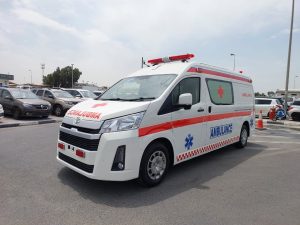 2021 TOYOTA HIACE AMBULANCE VAN 2.8 2WD AT White