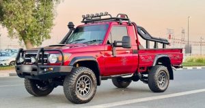 2010 TOYOTA LAND CRUISER SUV 4.5 4WD MT Red