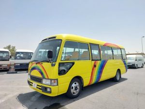 2004 TOYOTA COASTER MINI BUS 4.0 2WD AT Yellow
