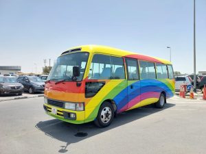 2004 TOYOTA COASTER MINI BUS 4.0 2WD AT Yellow