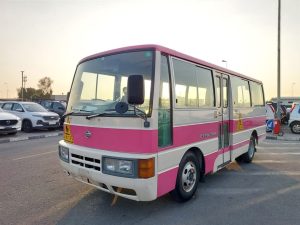 1997 NISSAN CIVILIAN VAN 3.5 2WD MT Pink