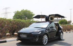 2017 TESLA MODEL X SUV 4WD AT Black