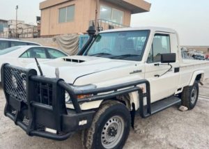 2023 TOYOTA LAND CRUISER PICK UP 4.5 4WD MT White