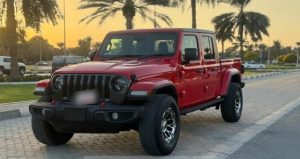 2022 JEEP GLADIATOR RUBICON JEEP 3.6 4WD AT Red