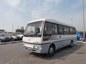 1996 MITSUBISHI ROSA MINI BUS 3.9 2WD MT White
