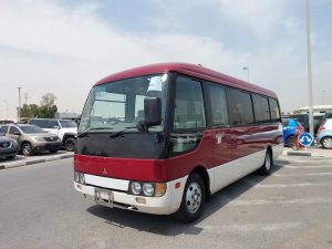 2004 MITSUBISHI ROSA MINI BUS 4.9 2WD AT Red
