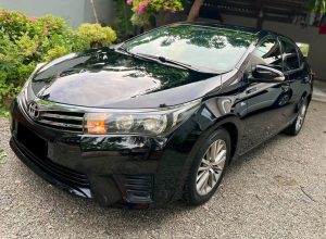 2015 TOYOTA COROLLA ALTIS SEDAN 1.6 2WD MT Black